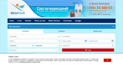 Desktop Screenshot of megatour.pl